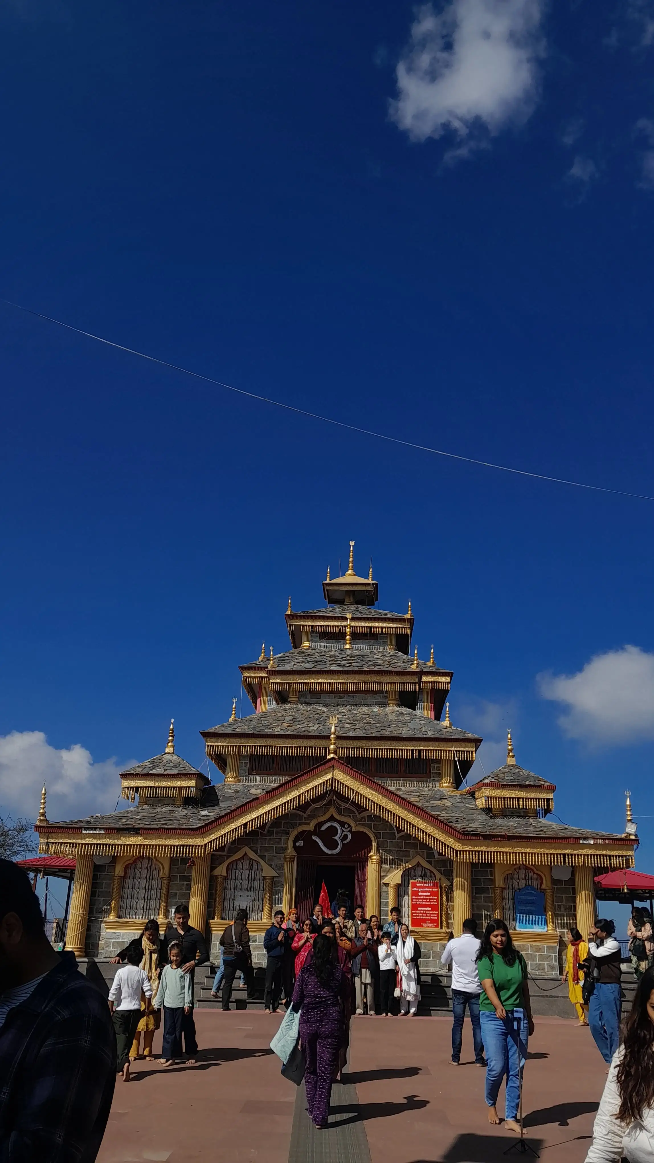 Surkanda Devi Temple near Dhanaulti in Tehri Garhwal Uttarakhand